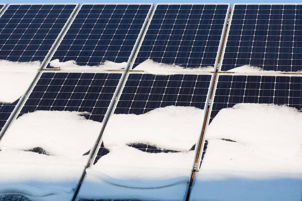 Эффективная работа солнечной энергосистемы зимой