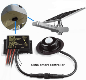 Контроллер для солнечного фонаря с датчиком движения